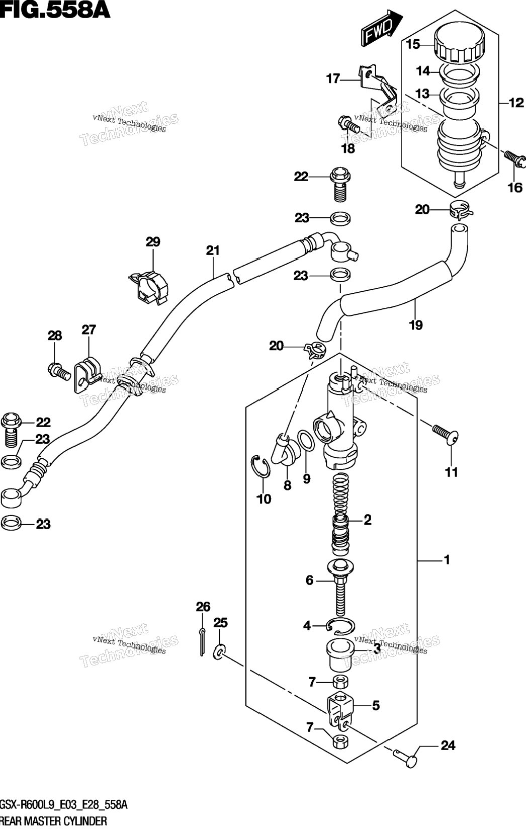 Rear Master Cylinder