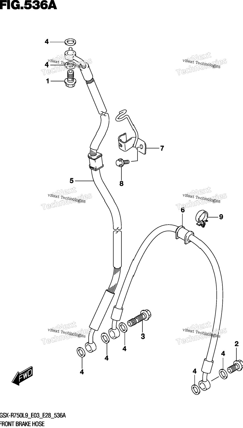 Front Brake Hose