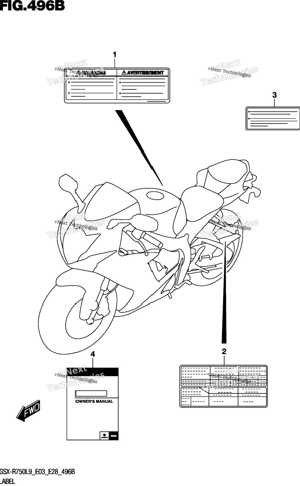 Label (Gsx-R750l9 E28)