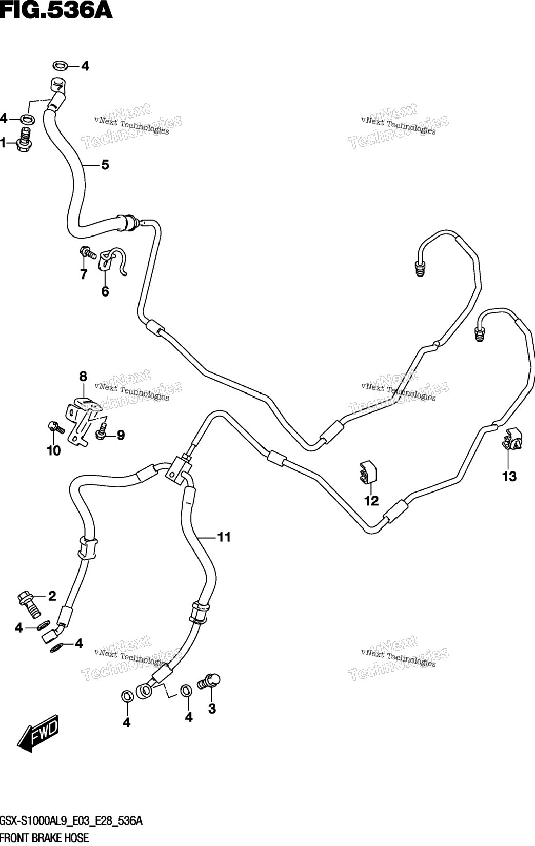 Front Brake Hose