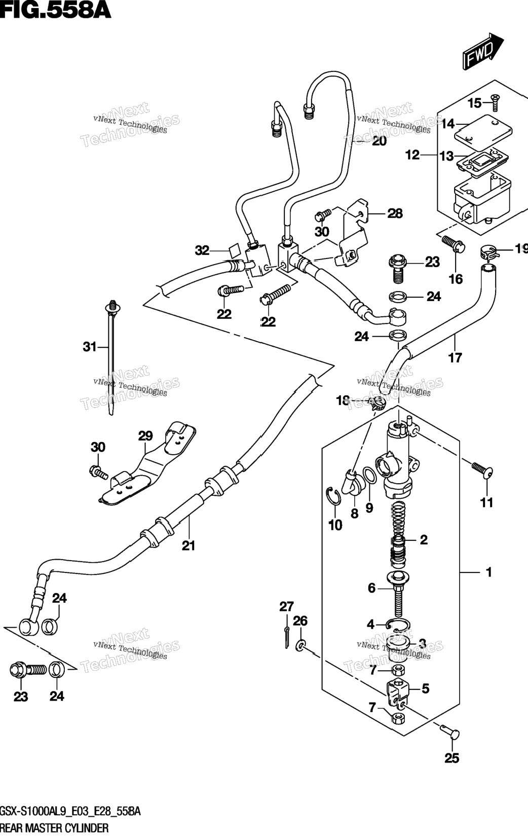Rear Master Cylinder