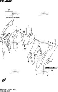 Нажмите для увеличения Frame Body Cover (Gsx-S1000al9 E33)