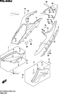 Нажмите для увеличения Frame Cover (Gsx-S1000fzal9 E33)