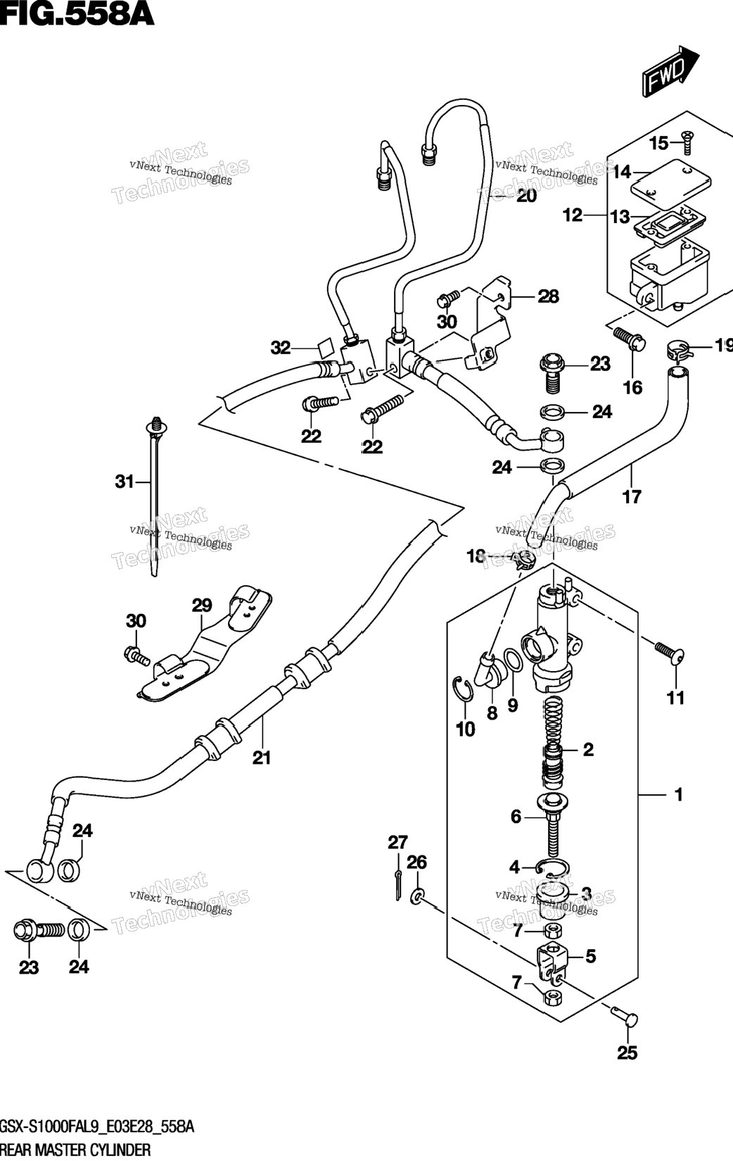 Rear Master Cylinder