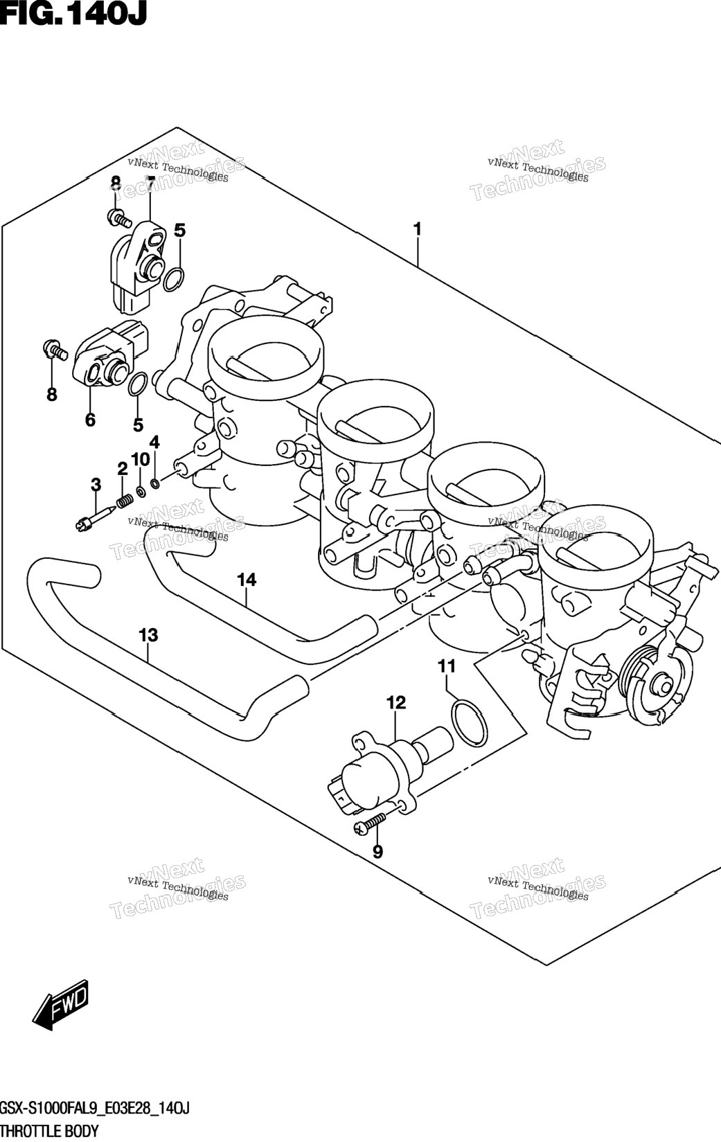 Throttle Body (Gsx-S1000fzal9 E33)