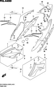 Frame Cover Gsx-S1000fyal9 E03)