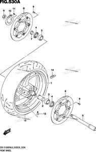 Front Wheel (Gsx-S1000fal9 E03)