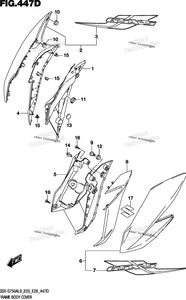 Нажмите для увеличения Frame Body Cover (Gsx-S750yal9 E28)