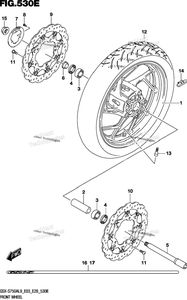 Нажмите для увеличения Front Wheel (Gsx-S750yal9 E33)