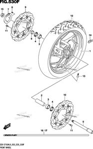 Нажмите для увеличения Front Wheel (Gsx-S750zal9 E28)