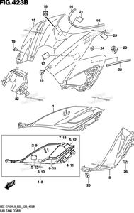 Нажмите для увеличения Fuel Tank Cover (Gsx-S750zl9 E33)