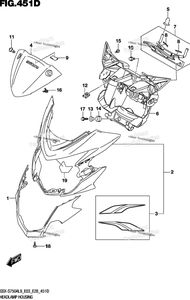 Нажмите для увеличения Headlamp Housing (Gsx-S750yal9 E28)