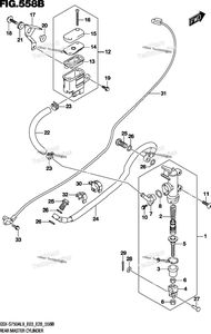 Нажмите для увеличения Rear Master Cylinder (Gsx-S750zl9 E33)
