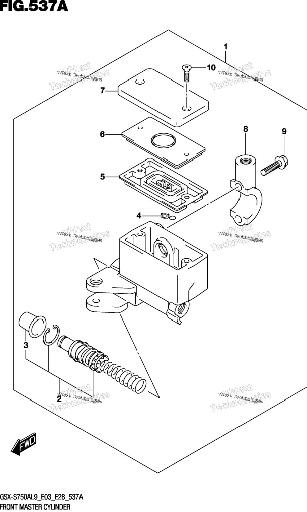 Front Master Cylinder