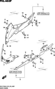 Нажмите для увеличения Under Cowling (Gsx-S750zal9 E28)