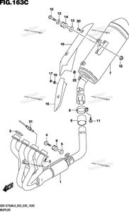 Нажмите для увеличения Muffler (Gsx-S750al9 E28)