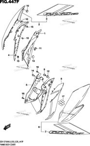 Нажмите для увеличения Frame Body Cover (Gsx-S750zal9 E28)