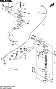 Нажмите для увеличения Rear Master Cylinder (Gsx-S750zl9 E03)
