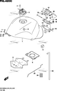 Нажмите для увеличения Fuel Tank (Gsx1300ral9 E33)