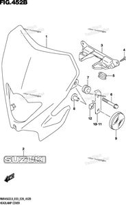 Нажмите для увеличения Headlamp Cover (Rmx450zl9 E28)