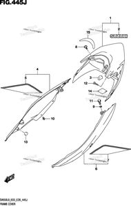 Нажмите для увеличения Frame Cover (Sv650xal9 E28)
