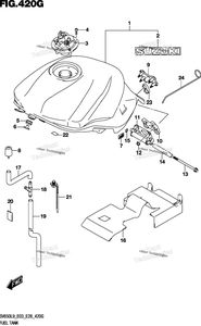 Нажмите для увеличения Fuel Tank (Sv650al9 E33) (For Yvb,Qeb)