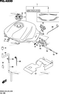 Нажмите для увеличения Fuel Tank (Sv650l9 E33) (For Agt)