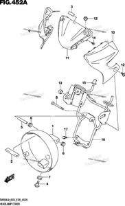 Нажмите для увеличения Headlamp Cover (Sv650l9 E03)