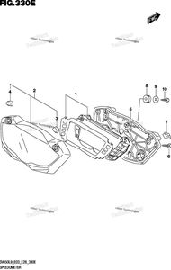 Нажмите для увеличения Speedometer (Sv650xal9 E28)