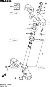 Steering Stem (Sv650xal9 E28)