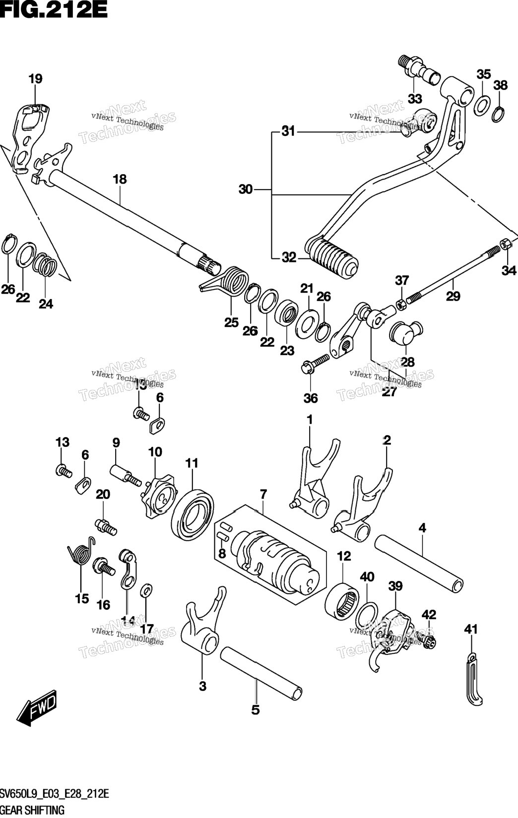 Gear Shifting (Sv650xal9 E28)