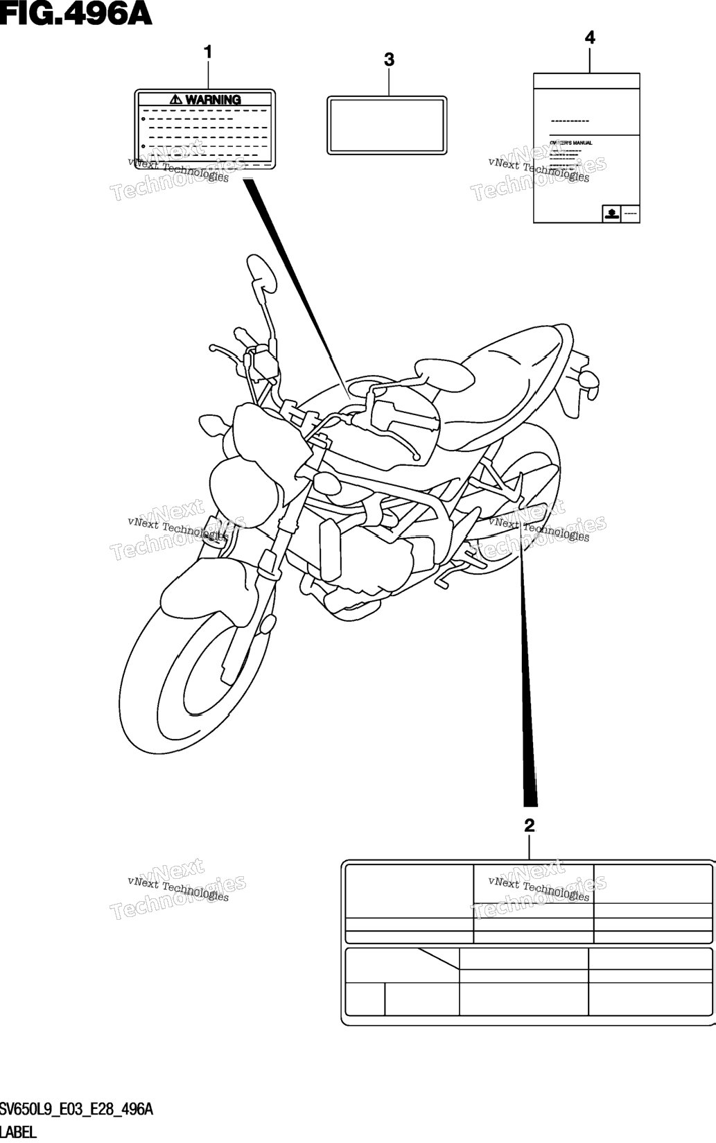 Label (Sv650l9 E03)