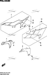 Нажмите для увеличения Frame Center Cover (Sv650al9 E33)