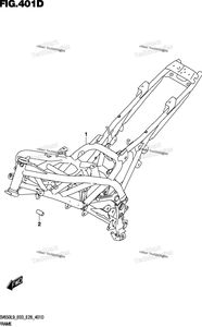 Frame (Sv650al9 E33)