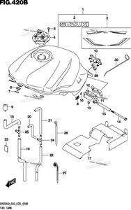 Нажмите для увеличения Fuel Tank (Sv650l9 E03) (For Agt)