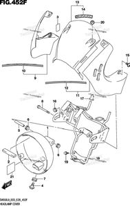 Нажмите для увеличения Headlamp Cover (Sv650xal9 E33)