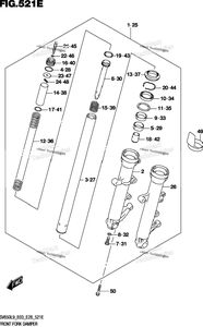 Нажмите для увеличения Front Fork Damper (Sv650xal9 E28)