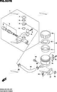 Нажмите для увеличения Front Master Cylinder (Sv650xal9 E28)
