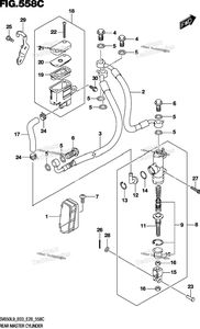 Нажмите для увеличения Rear Master Cylinder (Sv650al9 E28)