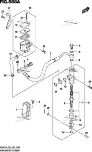 Нажмите для увеличения Rear Master Cylinder (Sv650l9 E03)