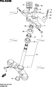 Steering Stem (Sv650l9 E33)