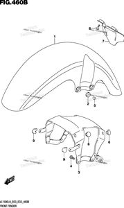 Front Fender (Vl1500bl9 E33)