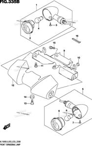 Нажмите для увеличения Front Turnsignal Lamp (Vl1500bl9 E33)