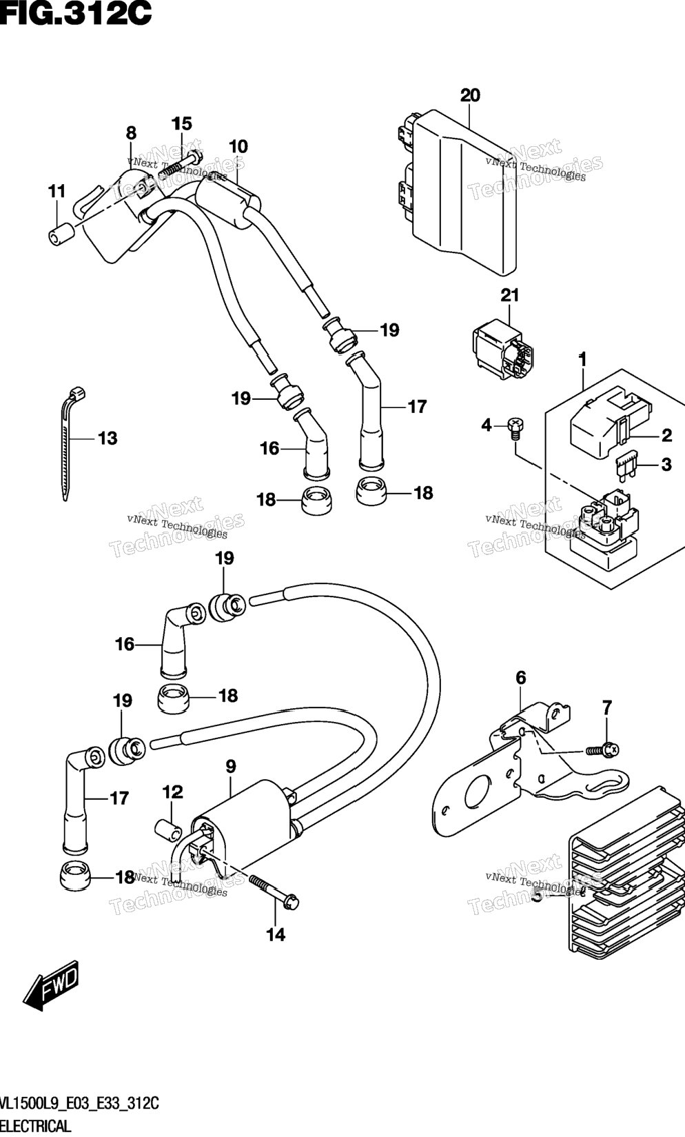 Electrical (Vl1500tl9 E03)
