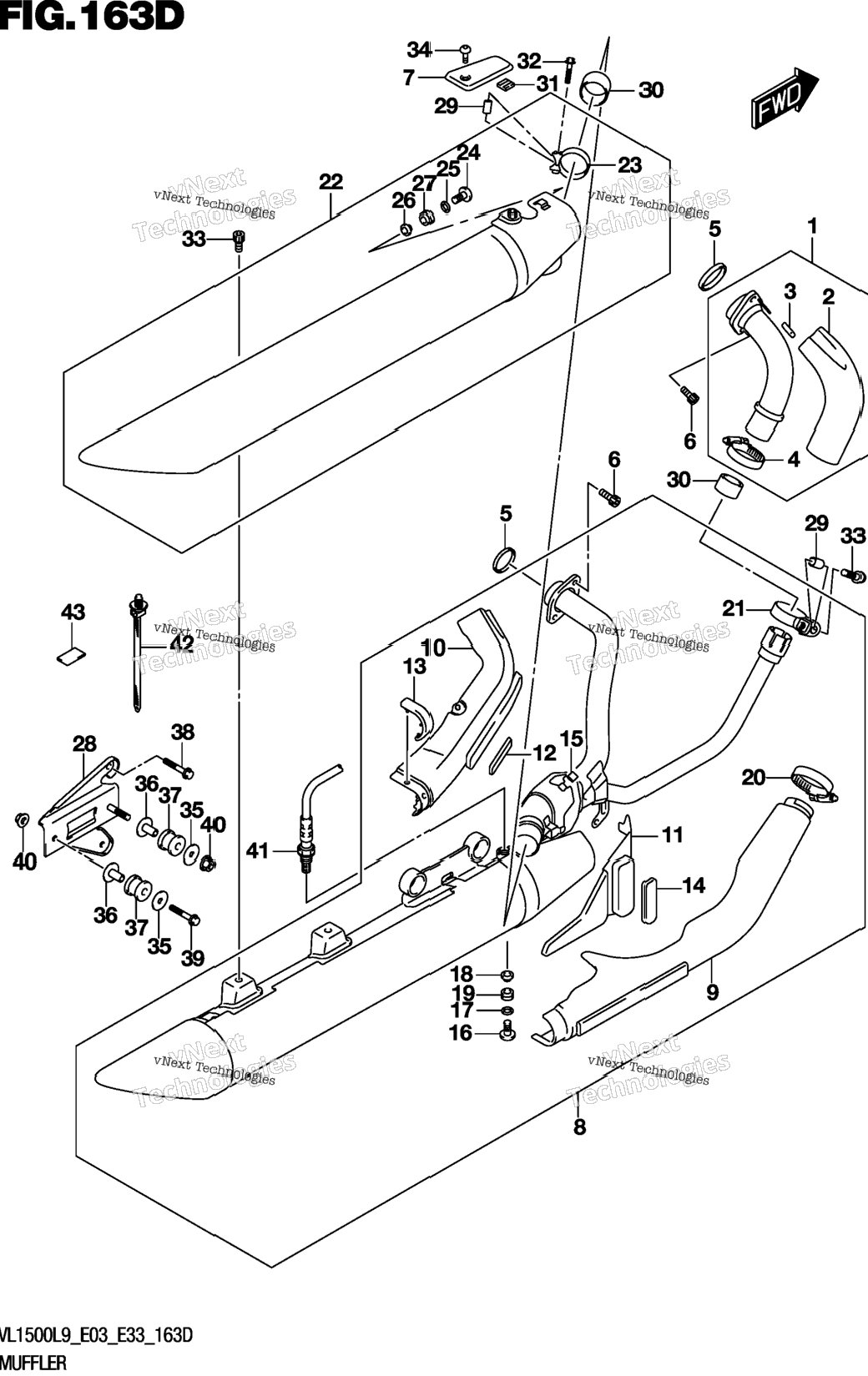 Muffler (Vl1500tl9 E33)