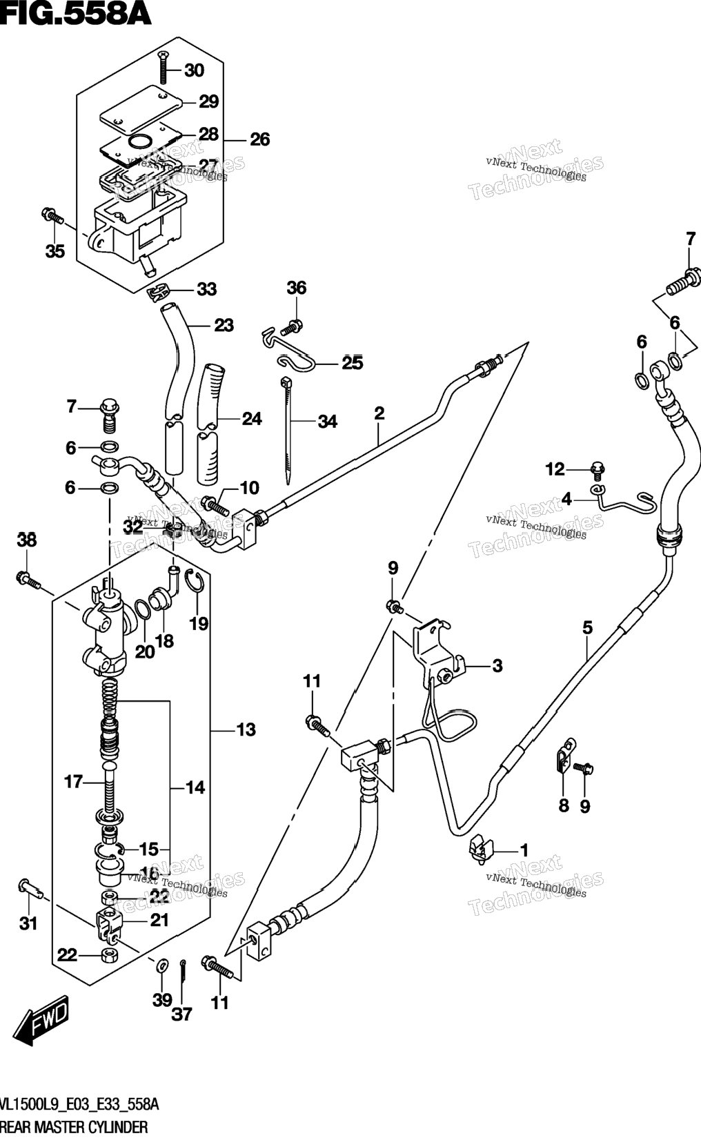 Rear Master Cylinder