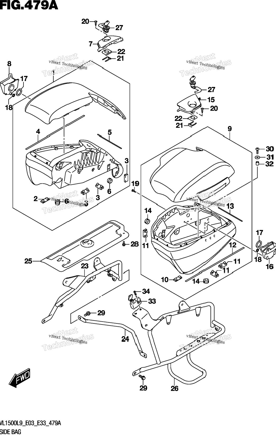 Side Bag (Vl1500tl9 E03)