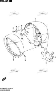 Нажмите для увеличения Headlamp Housing (Vl1500bl9 E33)
