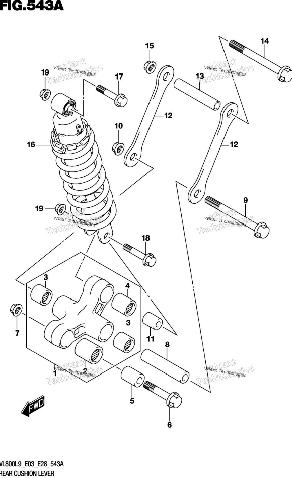 Rear Cushion Lever