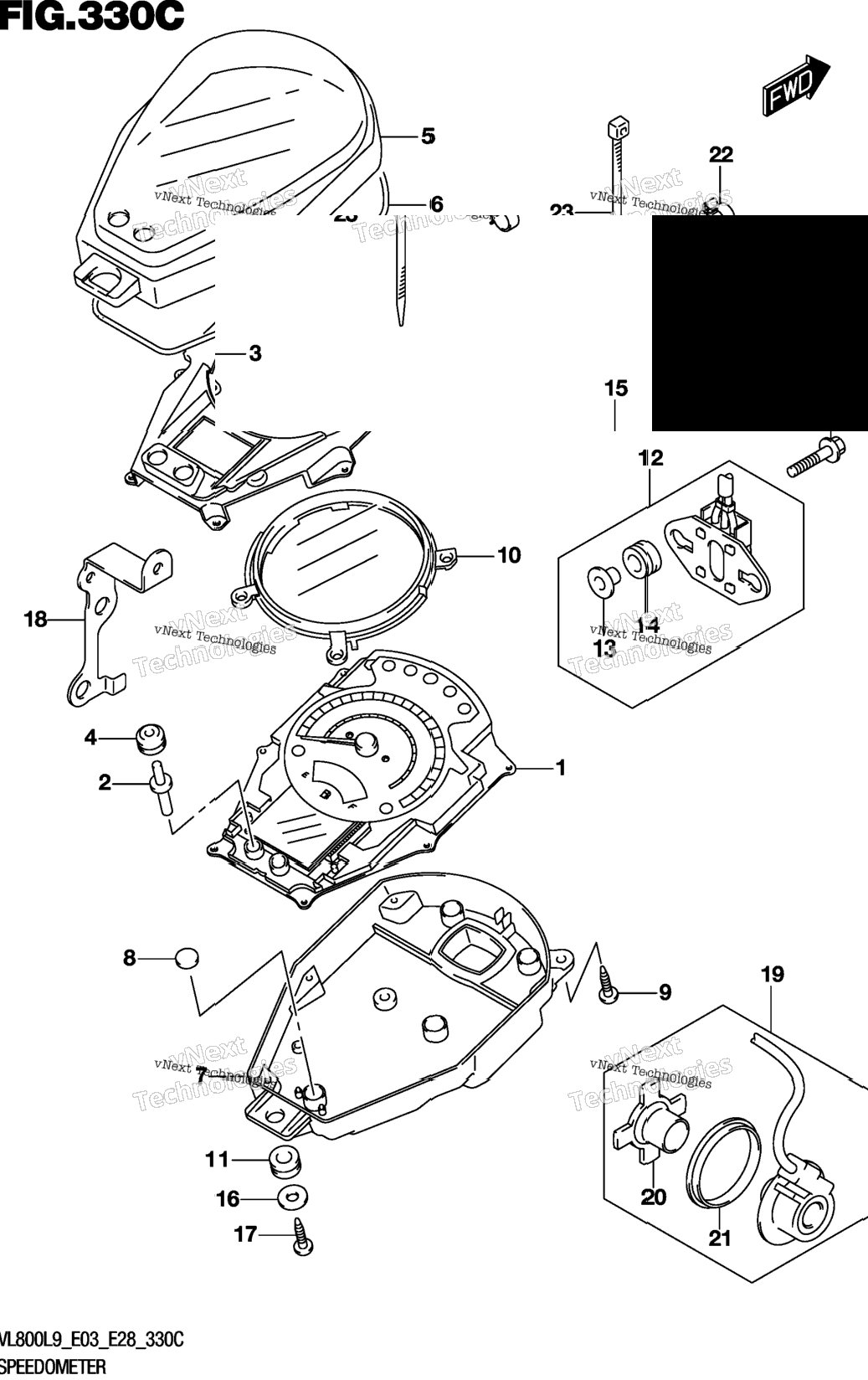 Speedometer (Vl800l9 E33)